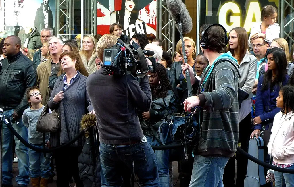 Photo: film crew